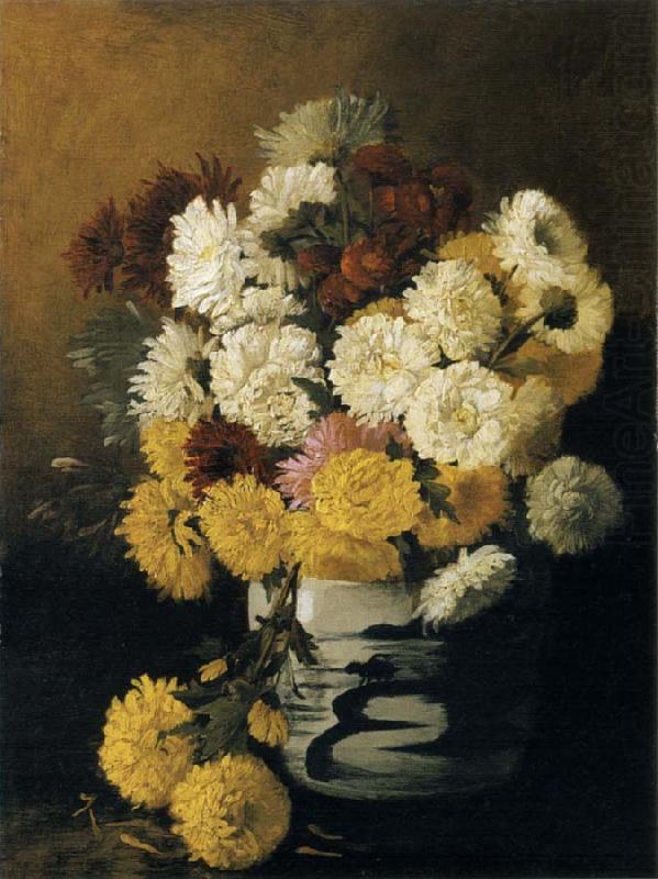 Hirst, Claude Raguet Chrysanthemums in a Canton Vase china oil painting image